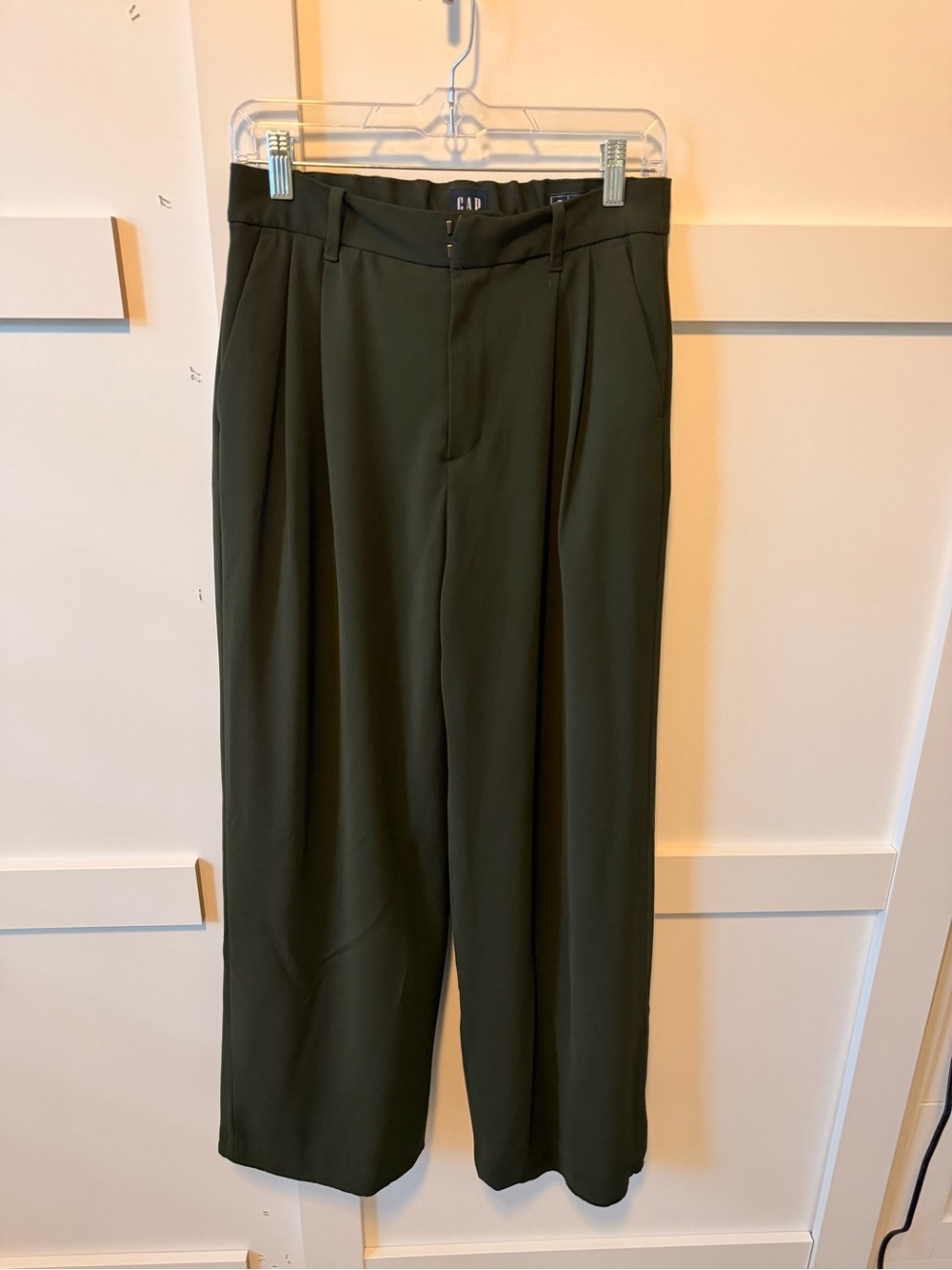 GAP Women’s Wide Leg Pants Forest Green